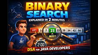 Binary Search Explained in 2 Minutes | DSA for Java Developers