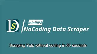 Scraping web using Python? Using NoCoding Data Scraper Chrome extension in 60s! Yelp for example