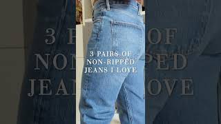 Looking for a new pair of non-distressed jeans? Here are my favorites right now