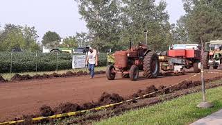 Farmall W9 propane pulling at Mid States in Ashland, NE 2021