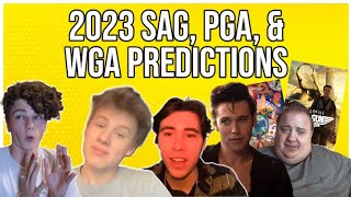 2023 SAG, PGA, & WGA Winners Predictions!!