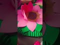 Lotus flower paper craft my son school project ☺️ #like #share #plz_subscribe_my_channel