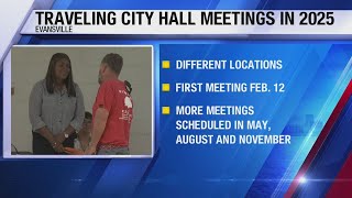 Evansville Mayor Stephanie Terry announces 2025 Traveling City Hall dates