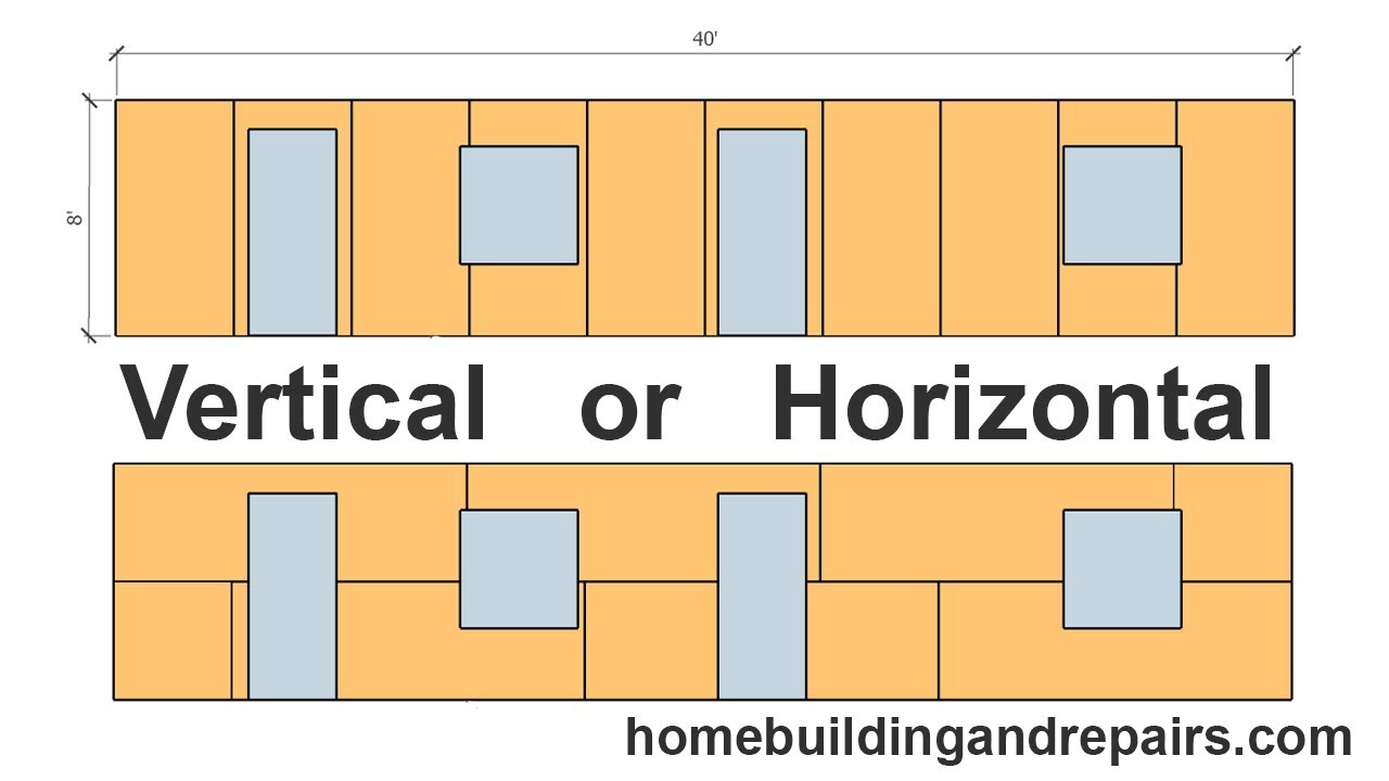 Should Drywall Be Installed Vertical Or Horizontal At Harrison Grove Blog