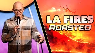 Comedian Roasts LA Fires | Eric Schwartz | Stand Up Comedy (Crowd Work)