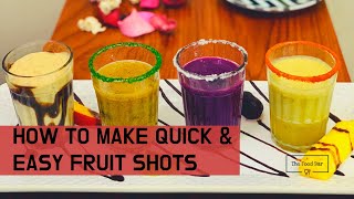 Fruit Shots (Jamun Shots, Pineapple Shots, Mango Shots, Kiwi Shots)| | The Food Bar