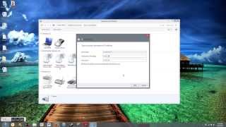 Network printer setup for windows 8