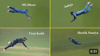 Indian fielders 10 amazing catches in cricket 🦅 #bestcatches #cricket