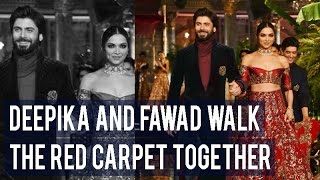Deepika Padukone and Fawad Khan make a statement as they walk the ramp together