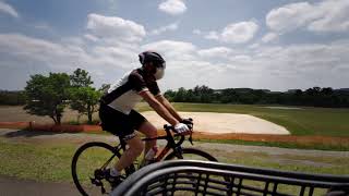 Tamagawa riverside cycling Akishima Japan