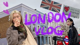 [유럽한달Vlog] 런던🇬🇧 ep.03 Walk it out like/노팅힐/포토벨로마켓/카페추천/리젠트파크/런던 맛집/브런치맛집/내셔널갤러리/킹스크로스역/파리로 이동🚆