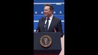 Elon Musk uses arm to make salute-like gesture at Trump inauguration event