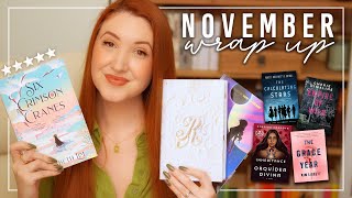 WHAT I READ IN NOVEMBER... monthly reading wrap up 💛