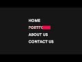 CSS COOL MENU HOVER EFFECTS USING :before & :After