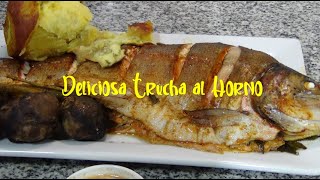 #cristyenlacocina I DELICIOSA TRUCHA AL HORNO I Cristinakitchenperu