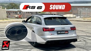 Audi RS6 (C7) Akrapovič Titanium Exhaust Sound Video | Startup, Revs \u0026 Flybys |