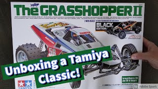 Tamiya Grasshopper 2 Black Edition Unboxing! (Kit# 47471) Should This Be My Next Build? Let Me Know!