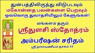 மகோன்னத பலன்பெற துவாதசியில் கேளுங்க துளசி ஸ்தோத்ரம் அம்பரீஷன் சரிதம் Thulasi stm Ambarisha Charitam