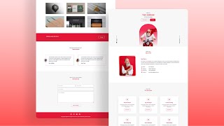Responsive Portfolio Website Using Html Css & JavaScript | Crown Coder