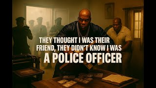 THEY THOUGHT I WAS THEIR FRIEND, THEY HAD NO IDEA I WAS A COP.