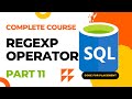 The REGEXP Operator | SQL Complete Course 🔥 #11