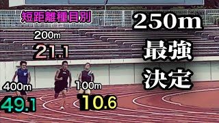 100m〜400m専門選手で250m最強を決めようじゃないか。【NEXUS編】