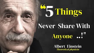 5 Things Never Share With Anyone_Albert Einstein_Qoutes About Life {Inspiration&Quotation}