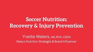 2020 Soccer Webinar 2 - Recovery and Injury Prevention
