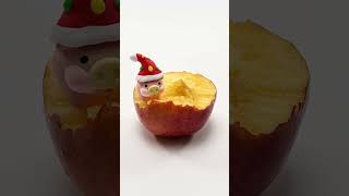 🐷Mini cherry apples~ #shorts #stopmotion #mukbang #funny #animatio #cute