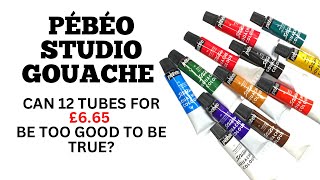 #Pébéo Studio Gouache #unboxing and #review