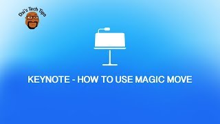 How to use Keynote - Magic Move