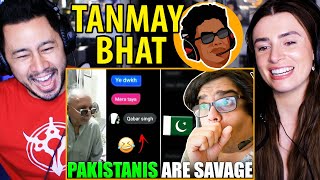 TANMAY BHAT | Pakistanis Are Savage - Part 3 | Ft. Zakir Khan | Reaction!