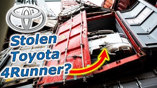 Stolen Cars Discovered On MV Dali Ship? | Baltimore Bridge Collapse Toyota 4Runner