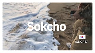 Sokcho, Short Walk ASMR Travel, in the northern east of South Korea