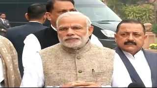 PM's statement to media ahead of the start of winter session - 26.11.2015