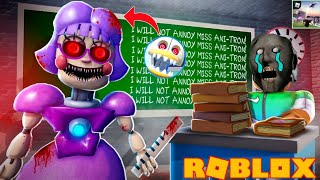 Escaping anti-trons horror school/Roblox/on vtg!