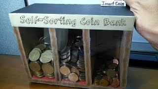 DIY Self-sorting Coin Bank