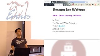 Emacs For Writers