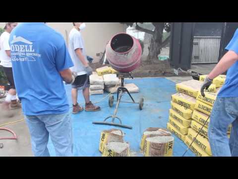 How to mix concrete in a mixer How to mix concrete in a mixer