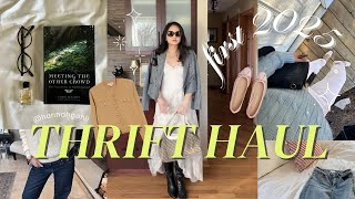 ✨ FIRST THRIFT & TRY-ON HAUL OF 2025 ✨ | Classic & Feminine Styles