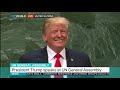 world leaders burst into laughter as trump boasts of achievements