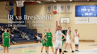 ÍR vs Breiðablik (96:88) 12. flokkur