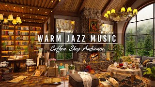 Relaxing Jazz Instrumental Music for Good Day ☕ Cozy Coffee Shop Ambience ~ Back