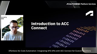Effortless No Code Automation: Integrating APS APIs with ACC Connect for Custom Solutions
