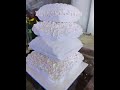 how to setup your pillow wedding cake