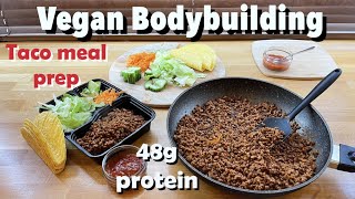 HIGH PROTEIN TACOS - VEGAN BODYBUILDING MEALS ON A BUDGET