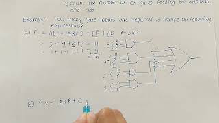 Computation of Total Gate Inputs, Digital Electronics