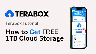 How to Get FREE 1TB Cloud Storage on Terabox (2024)