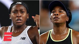 Coco Gauff beats Venus Williams in first round | 2020 Australian Open Highlights