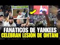 FANATICOS DE LOS YANKEES SE BURLAN DE LA LESIÓN DE SHOHEI OHTANI Y CELEBRAN, AARON JUDGE HABLA - MLB